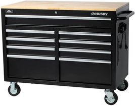Husky Extra Deep 46 in. 9-Drawer Mobile Workbench - £796.46 GBP