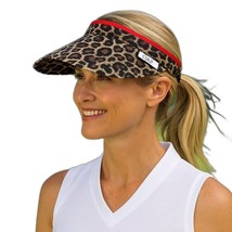 Leopard Print Clip-On Coil Visor – UV50 Sun Protection - $14.85