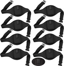 8 Pack Mic Belt with Anti Dropping Strap, Neoprene Microphone Carrier Pouch - £56.74 GBP