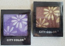 BUY 2 GET 1 FREE (Add 3 To Cart) City Color Eye Shadow Brown Or Purple - £4.19 GBP