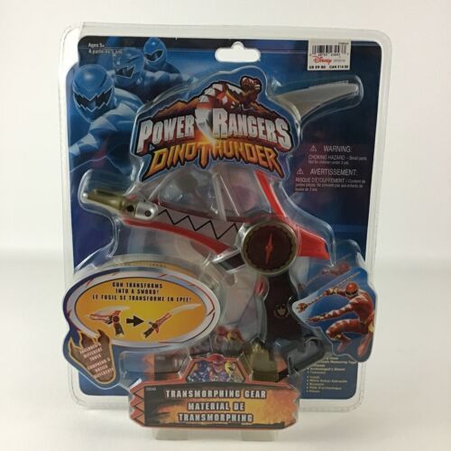 Power Rangers Dino Thunder Transmorphing Gear Weapon Gun Sword New Sealed Toy - $158.35