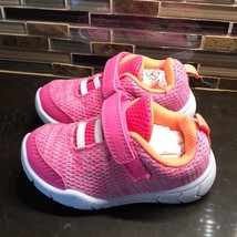 Carter’s hot pink and orange neon bright sneakers for baby toddler size 7 - £11.87 GBP