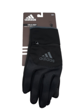 Adidas COLD.RDY Black Touch Screen Pockets Running Gloves Med/Large - £14.20 GBP