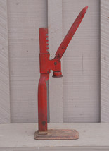 Vintage Rustic Red Steel Bottle Capper Topper Home Brew Tool Decor Adjustable - £19.70 GBP