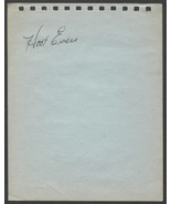 1940&#39;S SIGNED ALBUM PAGE X2 HOOT EVERS BAMA ROWELL TIGERS RED SOX BOSTON... - $179.58 MXN