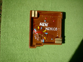 Vintage 1950&#39;s Souvenir New Mexico State Red Clay Ashtray - £19.98 GBP