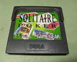 Solitaire Poker Sega Game Gear Cartridge Only - $6.49