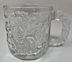 1995 Mcdonald's Two Faces Batman Forever DC Comics Clear Glass Cup Mug W4 - $16.99