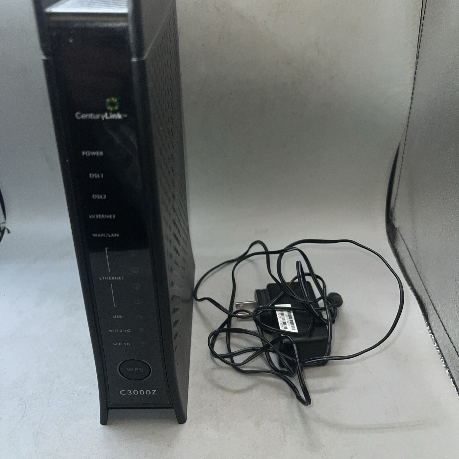 CenturyLink ZyXEL C3000Z DSL Modem Wireless Router w/ AC Adapter *Tested* OEM Item image 4