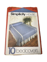 Simplicity 122 House 10 Bedcovers Sewing Pattern - Uncut, Preowned - $15.44