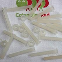 50 x Nylon Countersunk plastic machine screws, M3 x 25mm, Plastic Bolts,... - £19.37 GBP