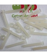 50 x Nylon Countersunk plastic machine screws, M3 x 25mm, Plastic Bolts,... - £19.45 GBP