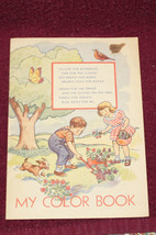 vintage advertising booklet childern { my color book} - £8.62 GBP