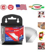 Sharper 50 Pack Utility Knife Blades - High-Quality SK5 Steel Cutting Edges - $210.04 MXN