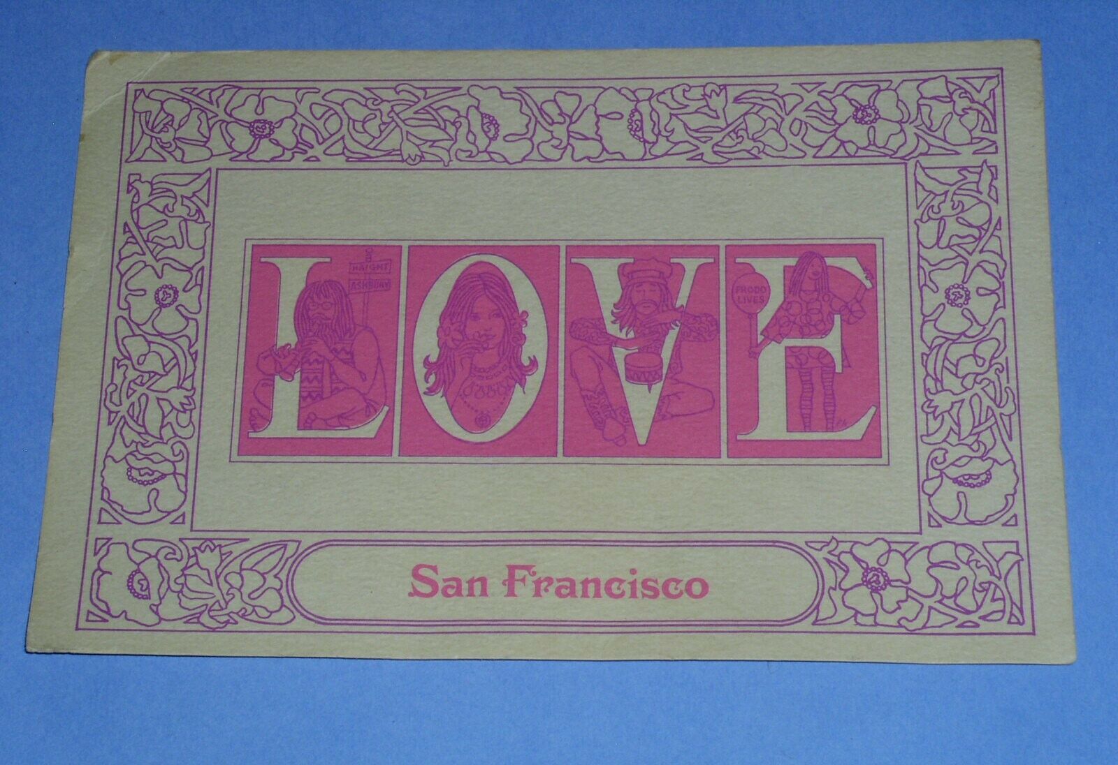 Haight Ashbury Post Card Vintage 1967 Sea Cliff Press #116 Love San Fran... - $34.99