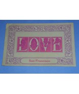 Haight Ashbury Post Card Vintage 1967 Sea Cliff Press #116 Love San Fran... - $47.52 CAD