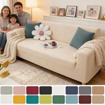 Durable Stretchable Sofa Protector – Jacquard Fabric for All Sizes - $58.69