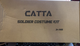CATTA Kids Army Soldier Dress up Costume Camouflage with Berets Saber Toy Gun - £31.65 GBP