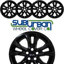 2020-2022 Kia Telluride LX 18&quot; Gloss Black Wheel Skins # 8820-GB NEW SET/4 - £87.71 GBP