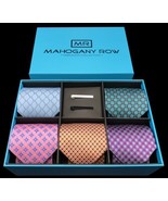 Mahogany Row 5 Luxury Men Neckties - £28.91 GBP
