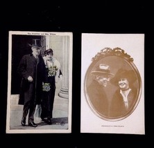 Woodrow Wilson &quot;The President And Mrs. Wilson&quot; 2 Postcards Vintage Unposted  - £14.96 GBP