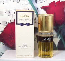 Le Dix By Balenciaga EDT Spray 2.0 FL. OZ. Vintage. 75% Full. - $179.99