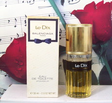 Le Dix By Balenciaga EDT Spray 2.0 FL. OZ. Vintage. 75% Full. - £136.64 GBP