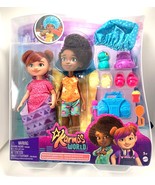 Karmas World 2 Doll Set Karma Grants Slumber Party Mattel - £12.41 GBP