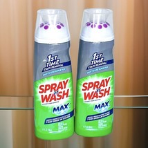 2 Spray n Wash Max Laundry Stain Remover Scrub Top 6.7 Ounce Easy to Apply New - £15.29 GBP