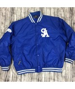 Vintage Holloway St Andrews School Savannah Ga Jacket Adult Blue Size 2XL - $882.63 MXN