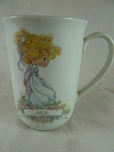 Precious Moments Vintage 1989 JULIE Coffee Tea Mug Cup made in Korea - $185.64 MXN