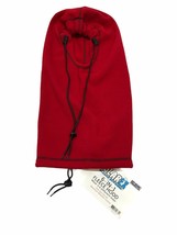 Polarex Hood Fleece Red 6-in-1 One Size Max Weather Control NWT Hoodie Hat - £15.46 GBP