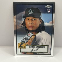 2021 Topps Chrome Platinum Anniversary Sixto Sanchez Base RC #17 Miami Marlins - £1.54 GBP