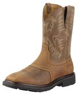 Ariat 10010134 Men's Sierra Wide Square Steel Toe Work Boots  Aged Bark ... - $308.80