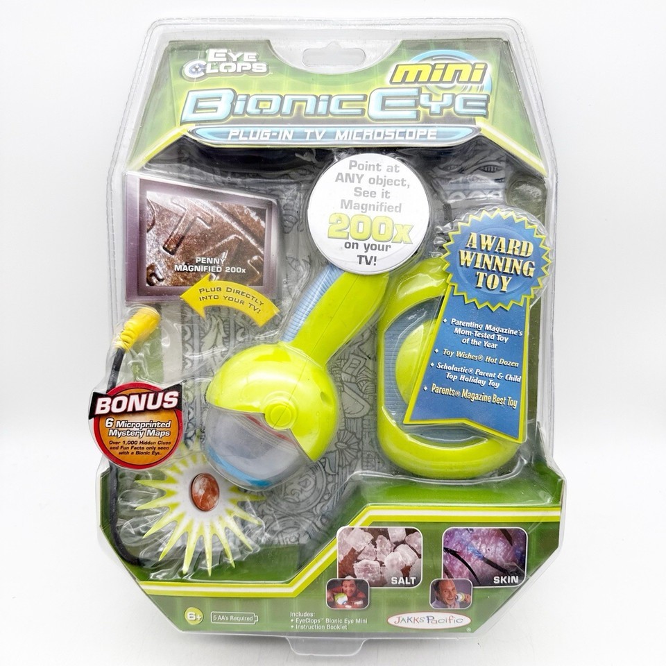 Eye Clops Bionic Eye Plug-In TV Microscope Toy JAKKS Pacific NEW - $34.99