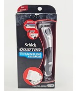 Schick Quattro Titanium Razor with Trimmer New Old Stock - $68.28 CAD
