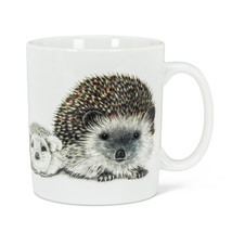 Hedgehog Jumbo Coffee Mugs Set 4 Ceramic 16 oz Dishwasher Microwave Safe Gray - £35.71 GBP