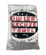 Vintage Bowler&#39;s Excuse Towel Hugo M. Kohn Distributor Co. New Old Stock... - $12.07