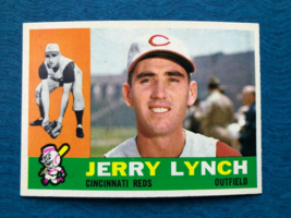 1960 TOPPS BASEBALL CARD JERRY LYNCH #198 (EX) - $6.00