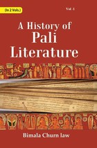 A History Of Pali Literature Volume 1st - £20.90 GBP