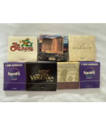 Las Vegas Casino Matchbook Lot – Bellagio, Venetian, Paris &amp; More (6 Uns... - $16.82