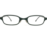 Vintage La Eyeworks Gafas Monturas STREB 493 Verde Rectangular 45-22-120 - $64.89