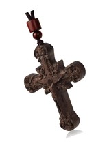 Cross Necklace for Men, Handmade Wood Cross Necklace, For - - $55.47 CAD