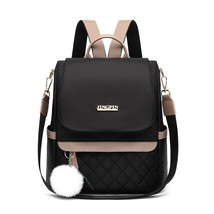 Fashion Anti-Theft Women Travel Backpack Mochila Solid Color Shopping Bag Teenag - £43.94 GBP