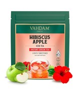 INSTANT Hibiscus Apple Iced Tea Powder (150g) | Himalayan Hibiscus Green... - £27.16 GBP