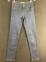 LEVI&#39;S 712 Jeans Womens (24 Inch Waist) (32 Inch Leg) Slim Fit Blue - $9.50
