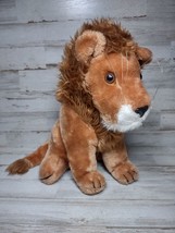 Vintage Dakin Tan Lion Plush Stuffed Animal Toy Shredded Clippings 1979 11&quot; - £9.99 GBP