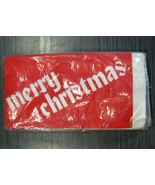 1977 RETRO MERRY CHRISTMAS Party House KALLA Guest Dinner Napkin Sealed ... - £11.79 GBP
