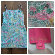 Robe Combinaison Courte Lilly Pulitzer Jesse Pop Up Au Début Taille 6 - $62.36