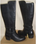 UGG CIERRA BLack Leather Western Riding Tall Boots Women&#39;s Size US 6 NEW... - $108.88